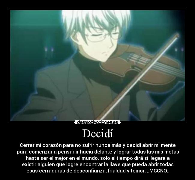 carteles anime desicion himura yuu trsitesa des amor desmotivaciones