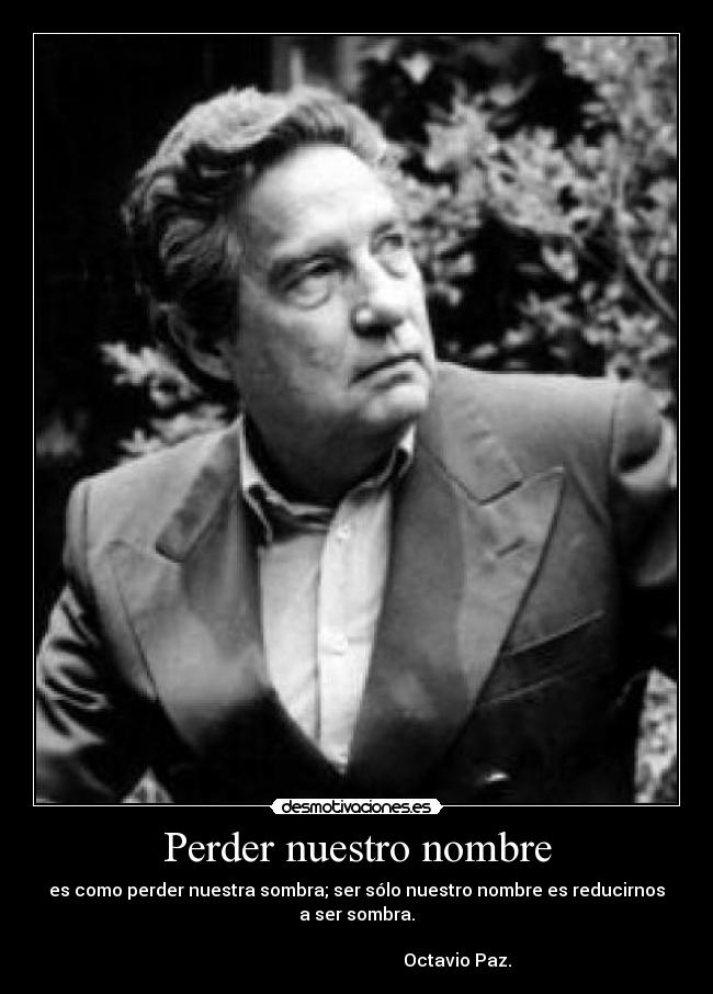 Perder nuestro nombre -