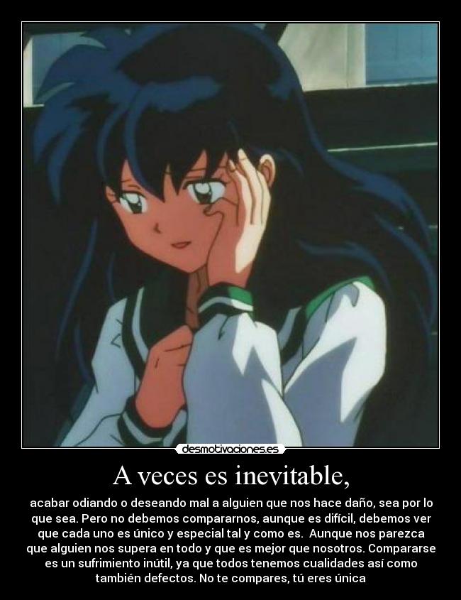 A veces es inevitable, - 