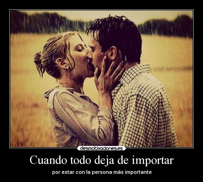 Cuando todo deja de importar -