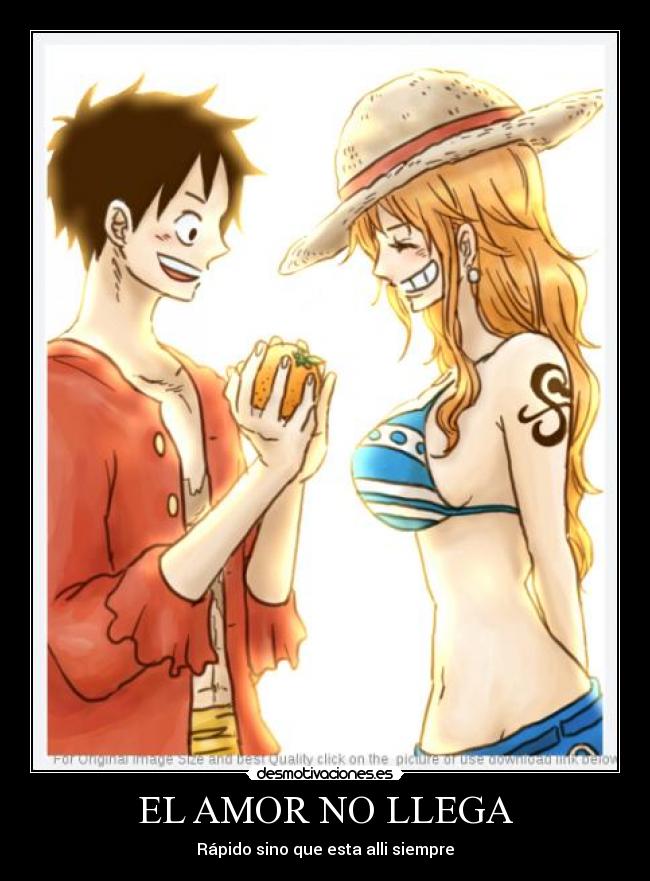 carteles amor one piece love desmotivaciones