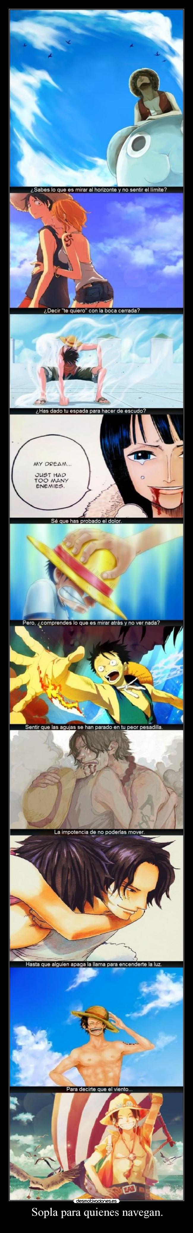 carteles one piece luffy portgas ace cartel 600 harukaze desmotivaciones