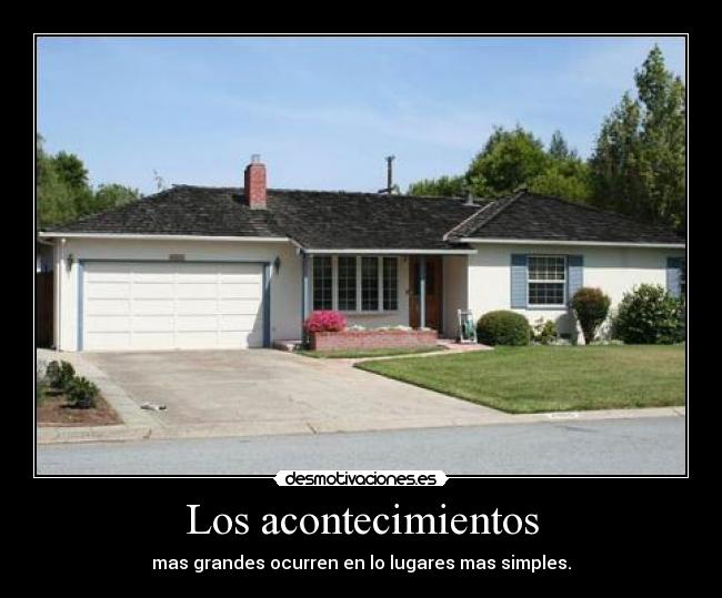 Los acontecimientos -