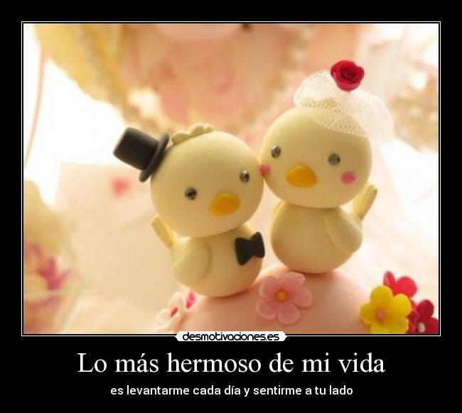 Lo más hermoso de mi vida -