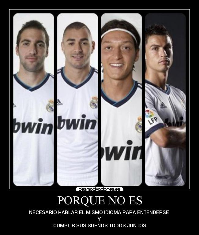 PORQUE NO ES - NECESARIO HABLAR EL MISMO IDIOMA PARA ENTENDERSE
Y
CUMPLIR SUS SUEÑOS TODOS JUNTOS