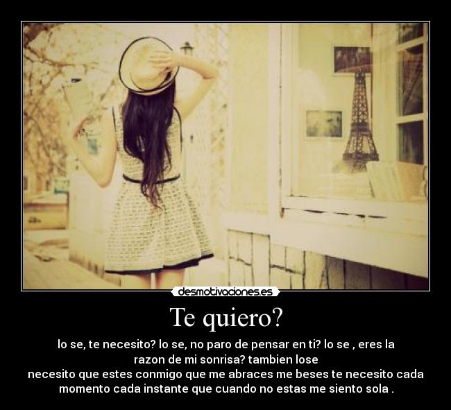 Te quiero? - 