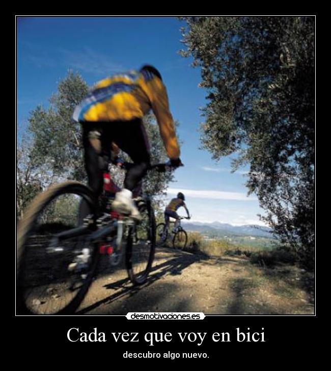 carteles salir bici desmotivaciones