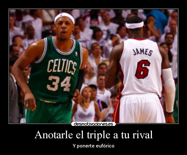 Anotarle el triple a tu rival - 