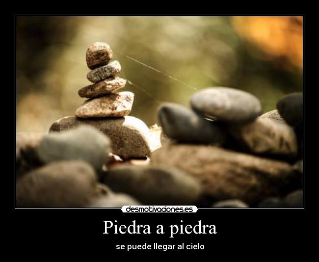 Piedra a piedra -