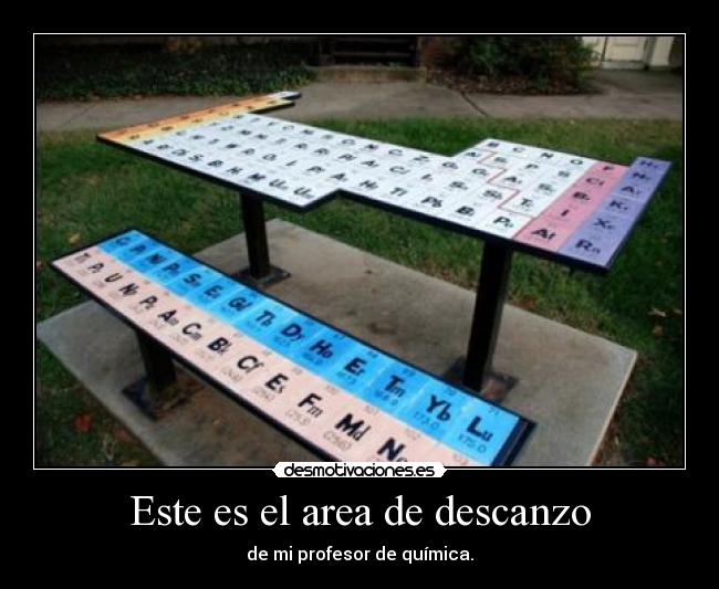 Este es el area de descanzo - 