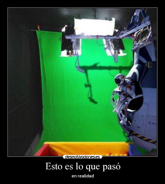 Esto es lo que pasó - en realidad