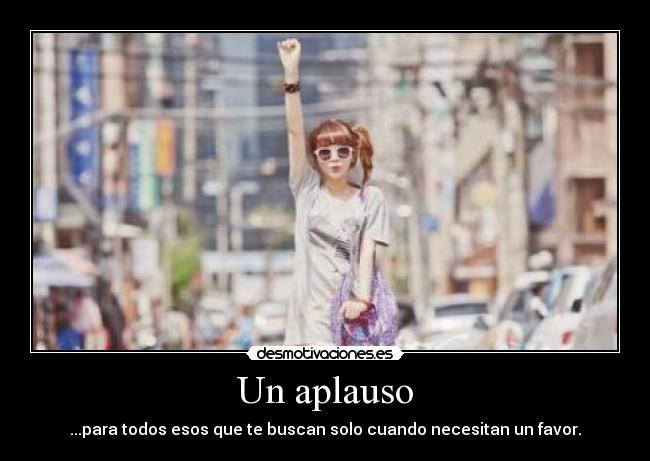 Un aplauso - 