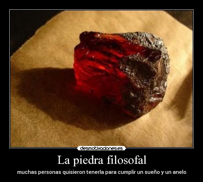 La piedra filosofal - 