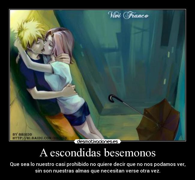 A escondidas besemonos -