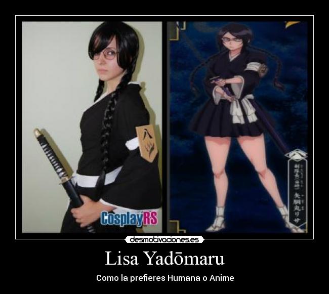 Lisa Yadōmaru - Como la prefieres Humana o Anime
