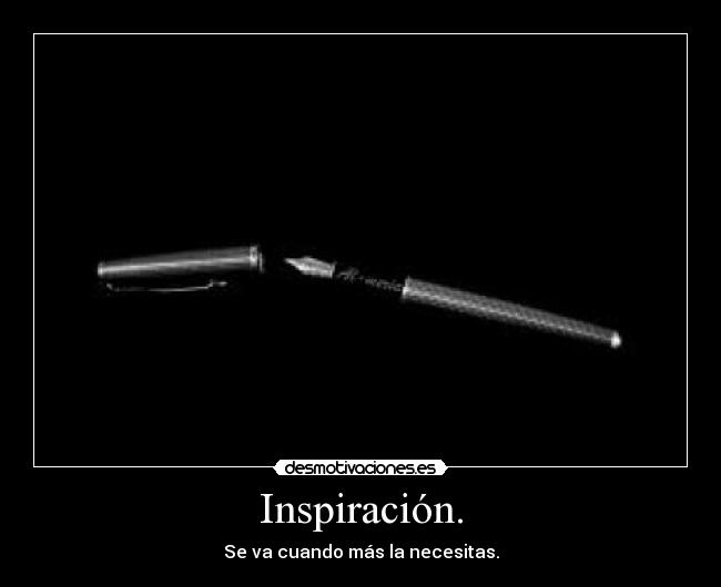 Inspiración. - 