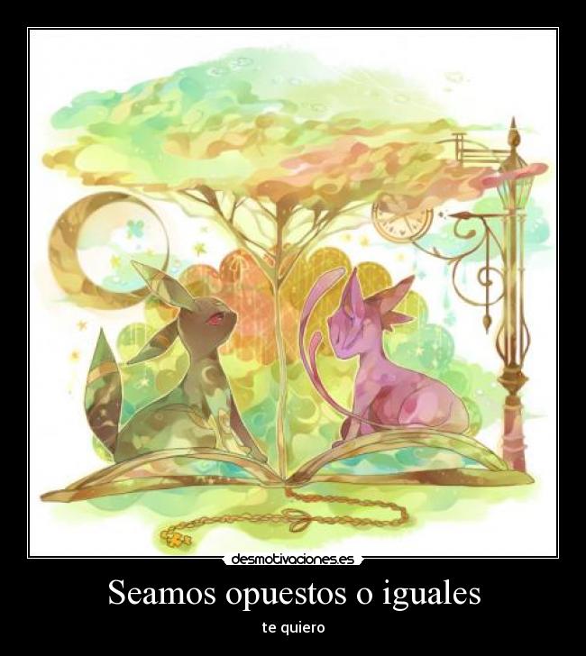 carteles iguales opuestos desmotivaciones