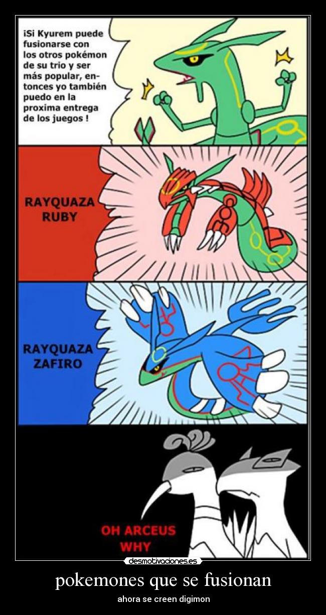 pokemones que se fusionan - ahora se creen digimon