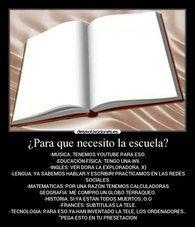 carteles escuela jjjj desmotivaciones