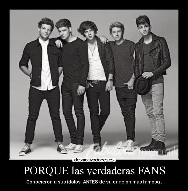 PORQUE las verdaderas FANS - 