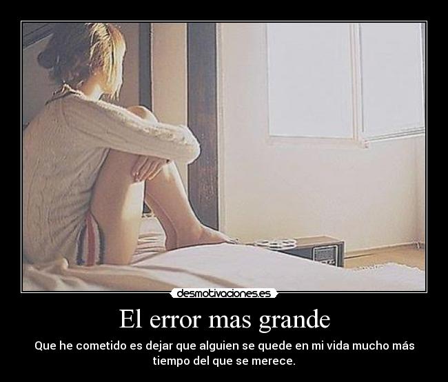 El error mas grande - 