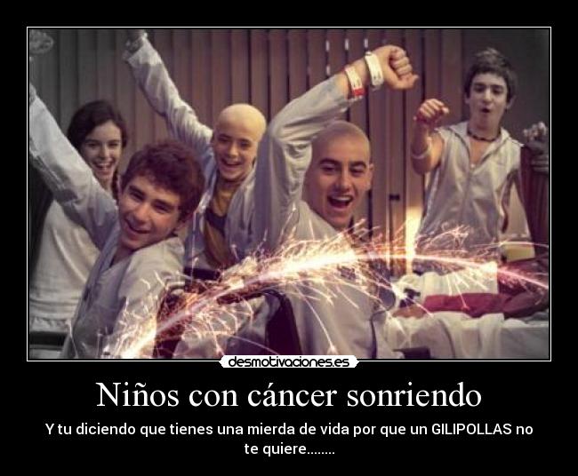 Niños con cáncer sonriendo - 
