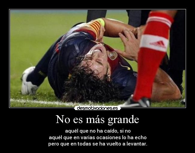 No es más grande - 
