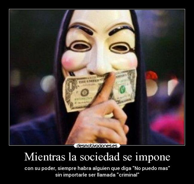 Mientras la sociedad se impone - 