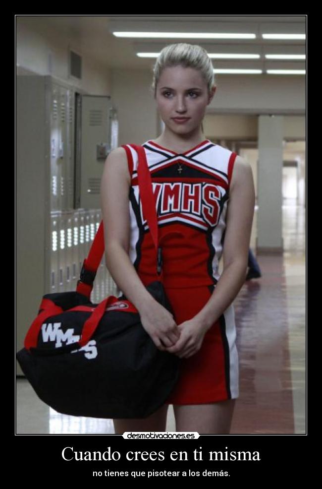 Cuando crees en ti misma -