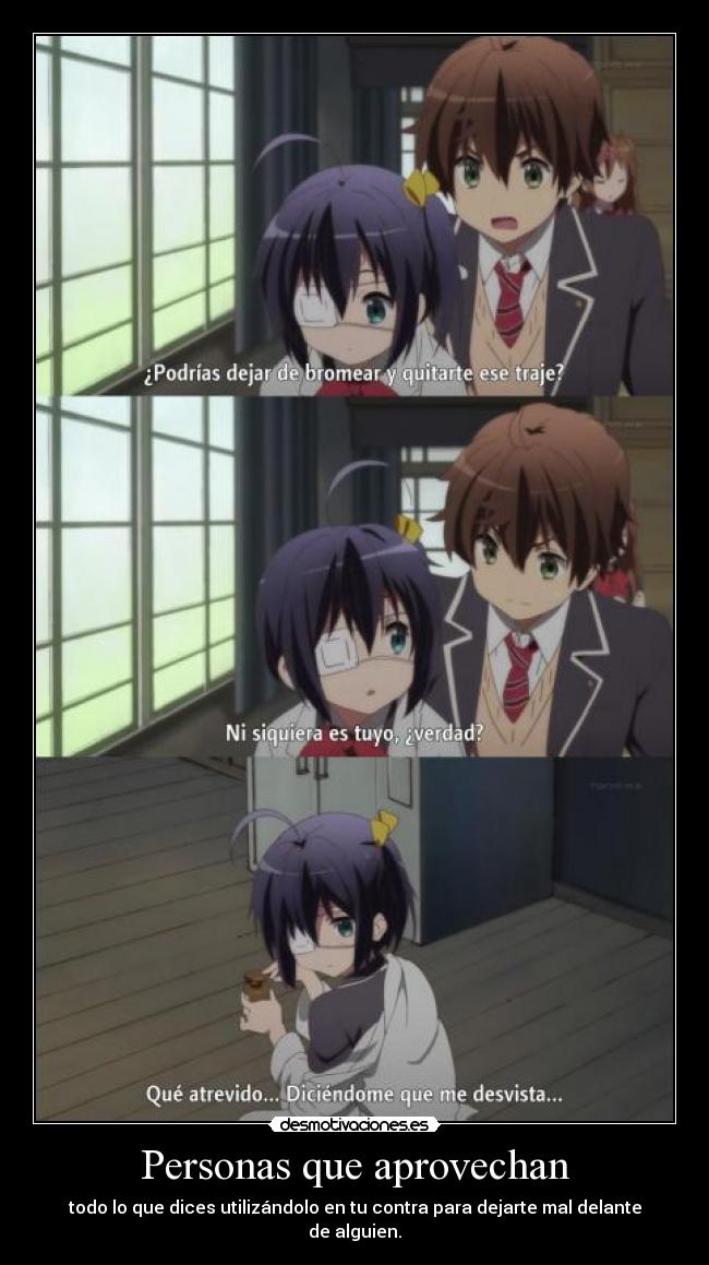 Personas que aprovechan -