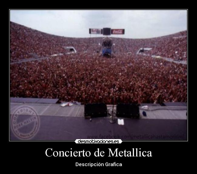 carteles metallica desmotivaciones