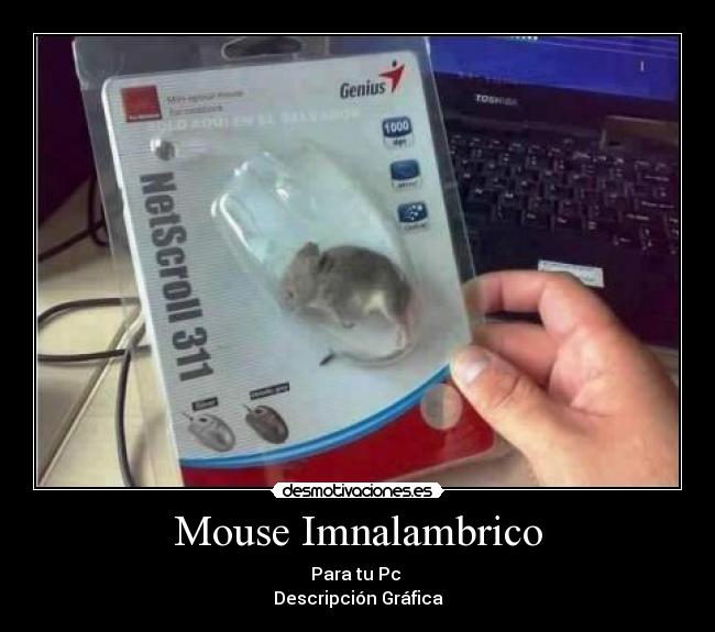 Mouse Imnalambrico - Para tu Pc
Descripción Gráfica