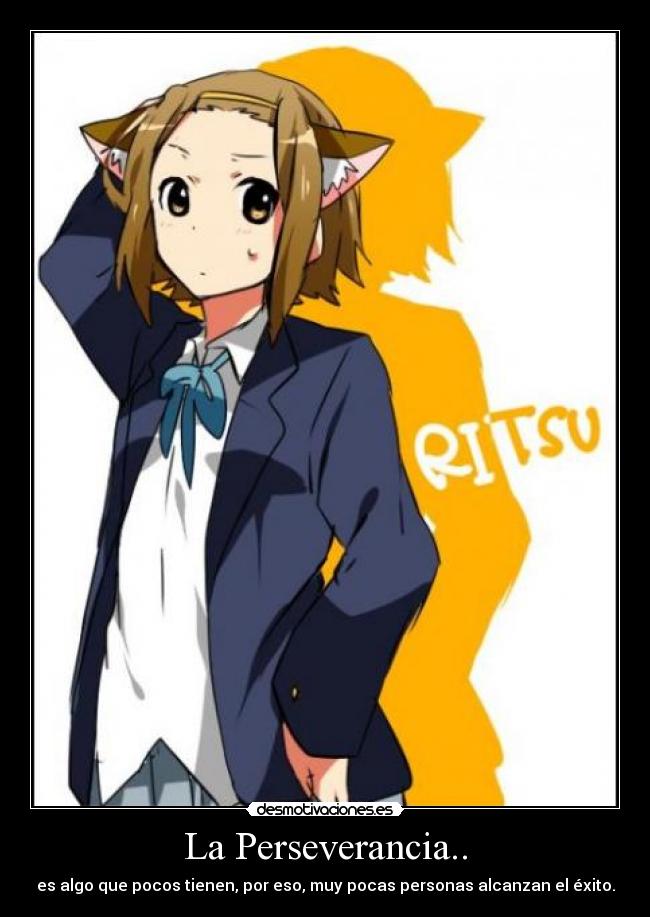 carteles ritsu tainaka ricchan keion desmotivaciones