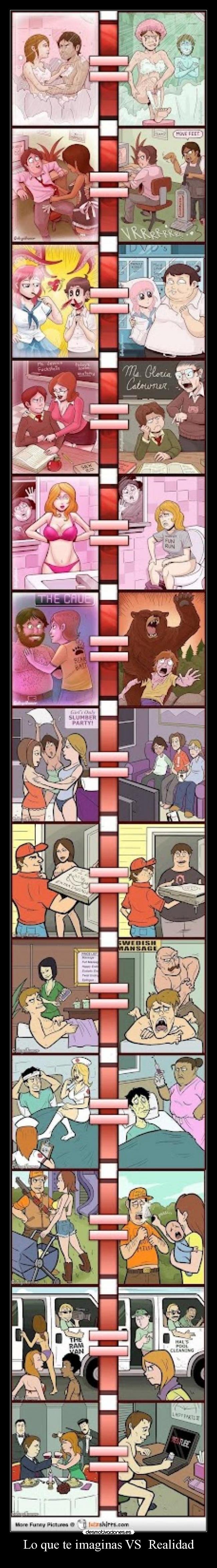 Lo que te imaginas VS  Realidad - 