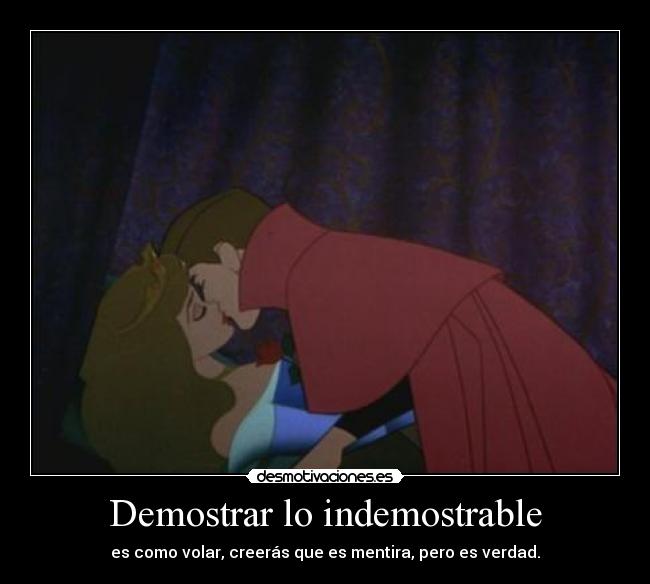 Demostrar lo indemostrable - 