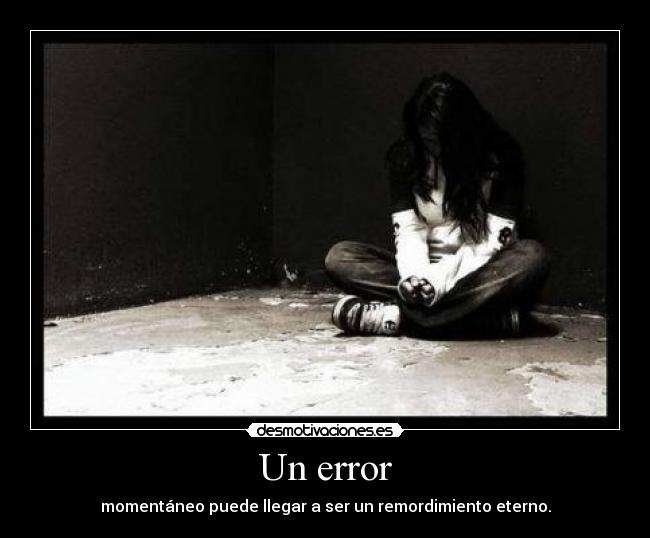 Un error -