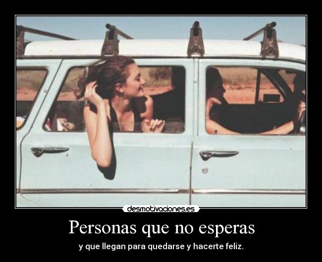 Personas que no esperas -
