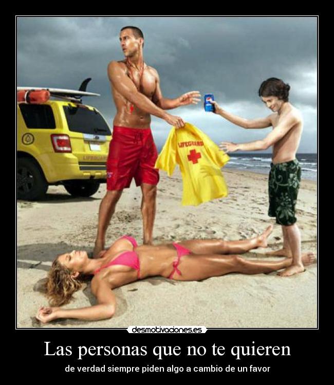 Las personas que no te quieren - 