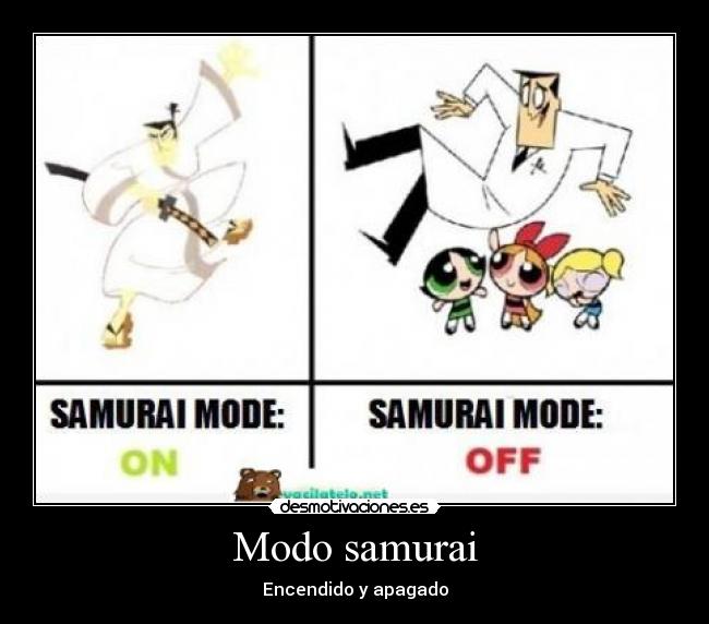 carteles samurai jack desmotivaciones