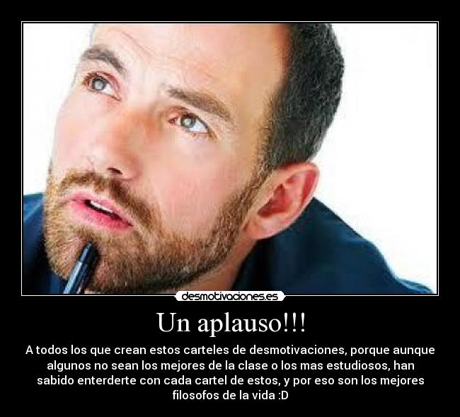 Un aplauso!!! - 