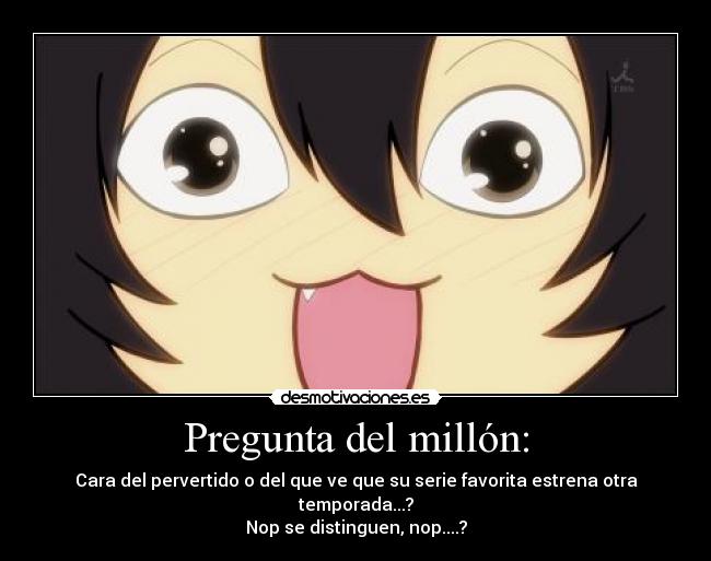 carteles ecchi anime animexxeada sankarea sanka rea millon pregunta cara pervertido serie favorita temporada desmotivaciones