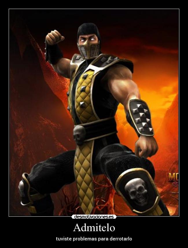 Admitelo - tuviste problemas para derrotarlo