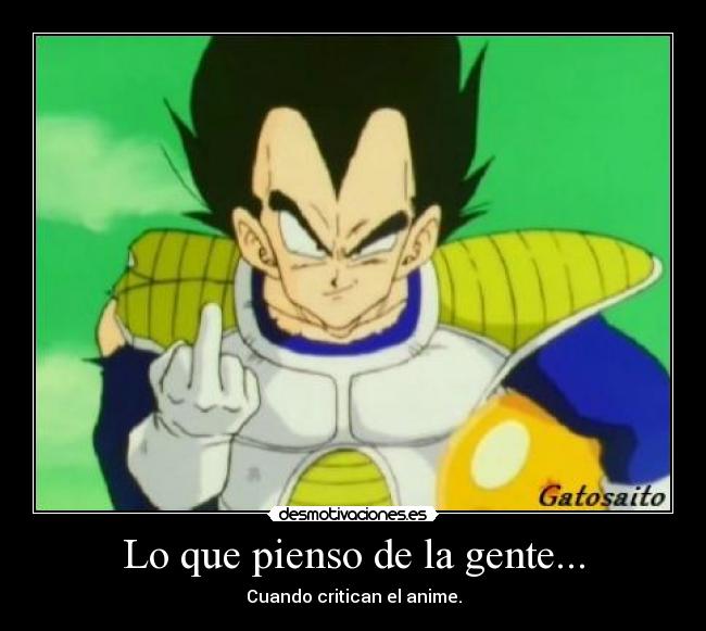 carteles anime critica vegeta dragon ball desmotivaciones