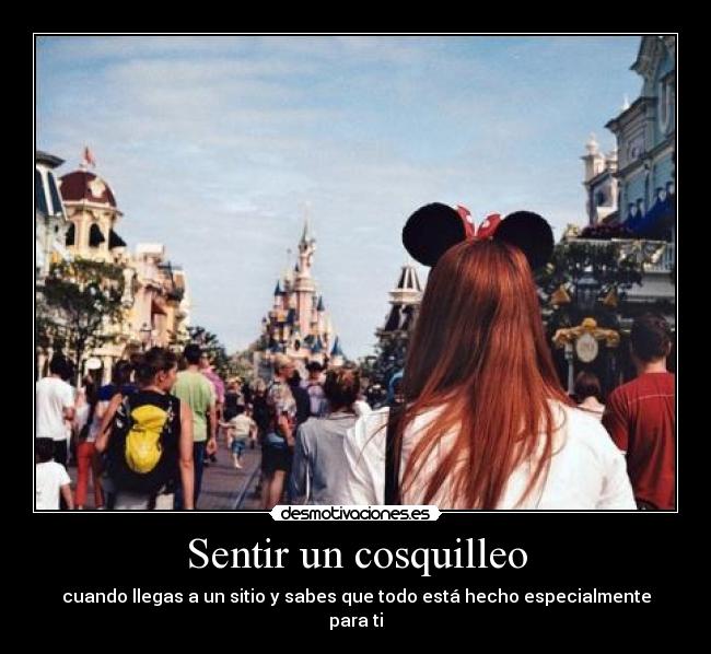 Sentir un cosquilleo -