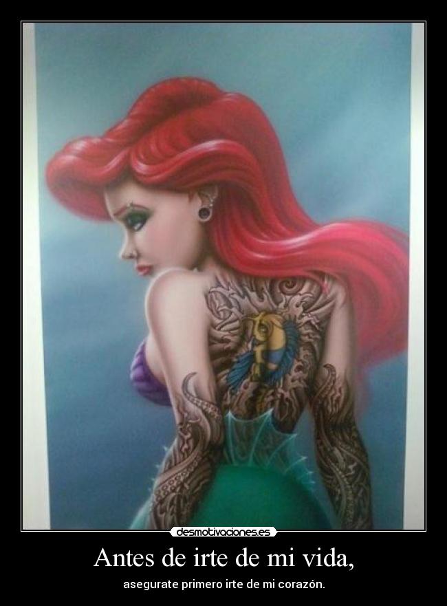 Antes de irte de mi vida, -