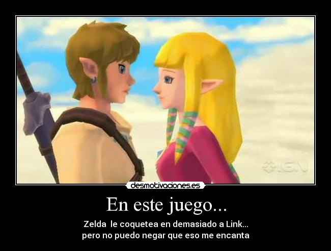 carteles zelda link meow desmotivaciones
