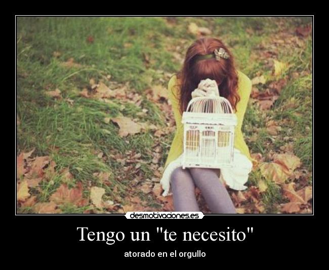 Tengo un te necesito -