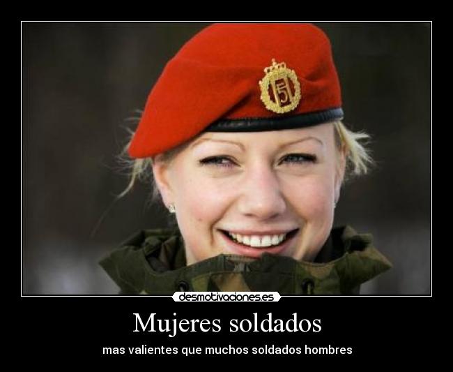 Mujeres soldados -