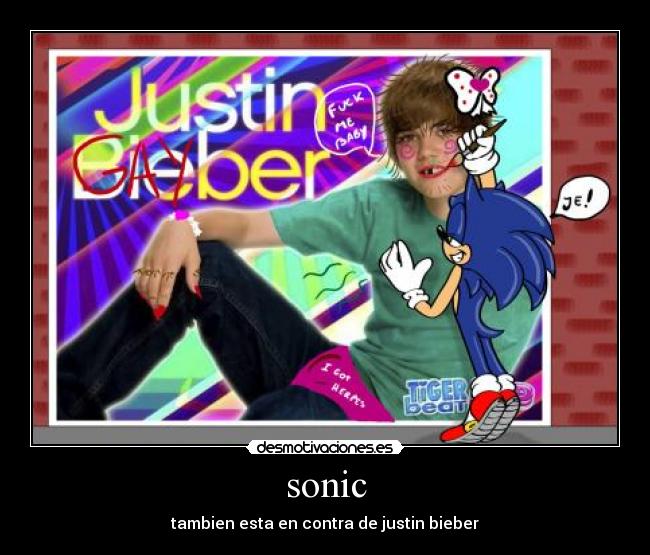 carteles sonic desmotivaciones