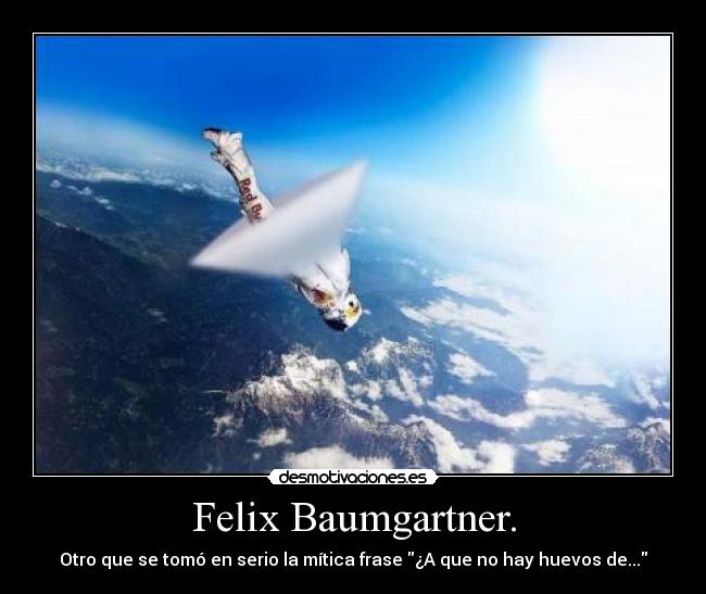 Felix Baumgartner. - 